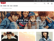 Tablet Screenshot of levis.com.au